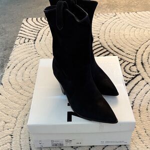 SCHUTZ Black Heeled Boots